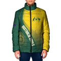 Australia Bowls Personalised Padded Jacket Basic Marble Glaze - National Color - Aussie Hoodie