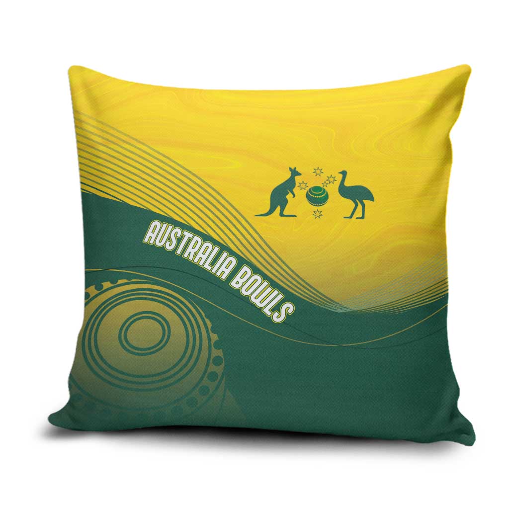 Australia Bowls Pillow Cover Basic Marble Glaze - National Color - Aussie Hoodie