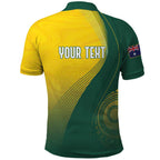 Australia Bowls Personalised Polo Shirt Basic Marble Glaze - National Color - Aussie Hoodie