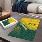Australia Bowls Puzzle Basic Marble Glaze - National Color - Aussie Hoodie