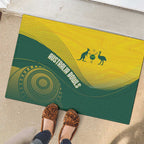 Australia Bowls Rubber Doormat Basic Marble Glaze - National Color - Aussie Hoodie