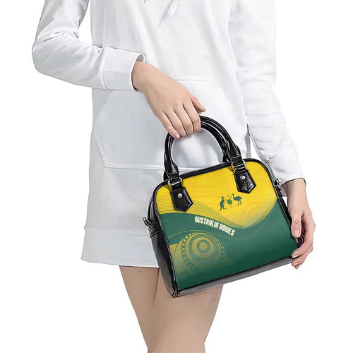 Australia Bowls Shoulder Handbag Basic Marble Glaze - National Color - Aussie Hoodie