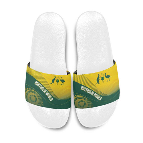 Australia Bowls Slide Sandals Basic Marble Glaze - National Color - Aussie Hoodie