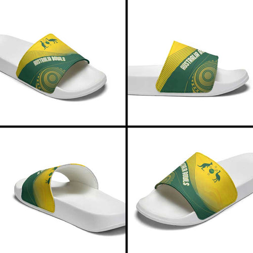 Australia Bowls Slide Sandals Basic Marble Glaze - National Color - Aussie Hoodie