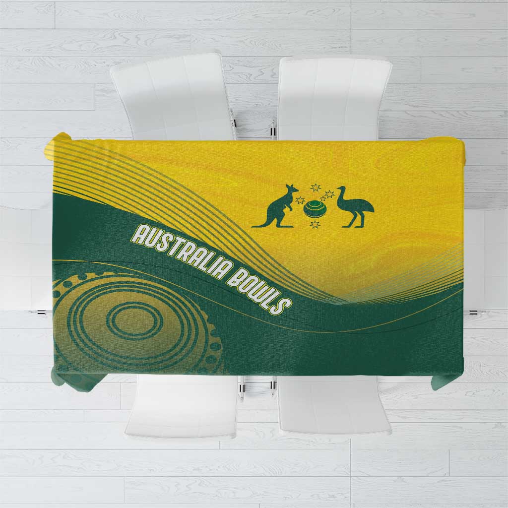 Australia Bowls Tablecloth Basic Marble Glaze - National Color - Aussie Hoodie
