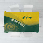 Australia Bowls Tablecloth Basic Marble Glaze - National Color - Aussie Hoodie