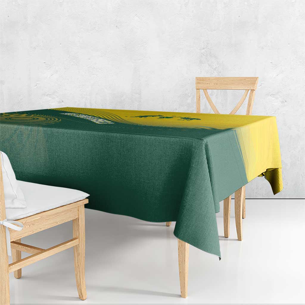 Australia Bowls Tablecloth Basic Marble Glaze - National Color - Aussie Hoodie