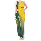 Australia Bowls Personalised Tank Maxi Dress Basic Marble Glaze - National Color - Aussie Hoodie