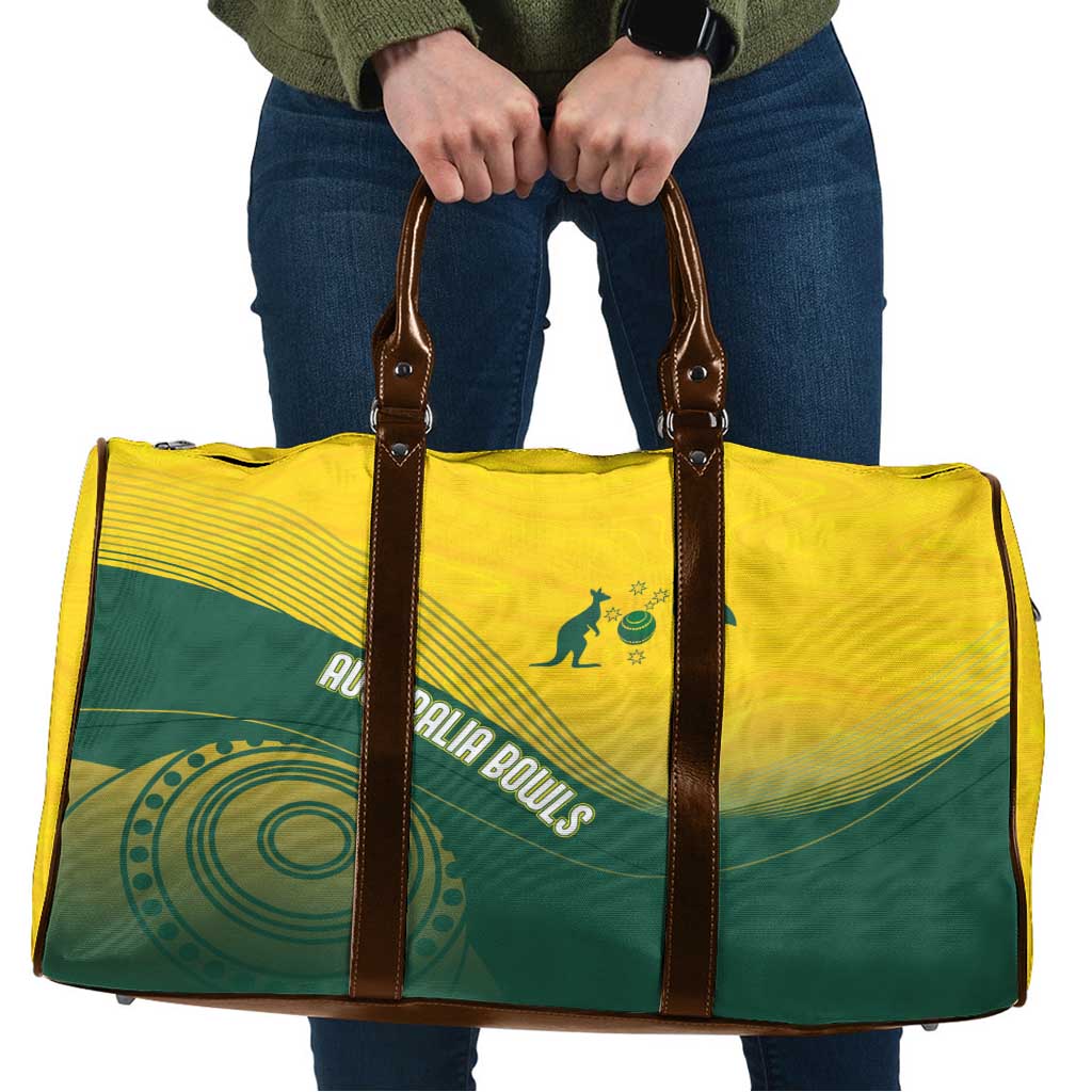 Australia Bowls Travel Bag Basic Marble Glaze - National Color - Aussie Hoodie