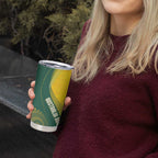 Australia Bowls Personalised Tumbler Cup Basic Marble Glaze - National Color - Aussie Hoodie