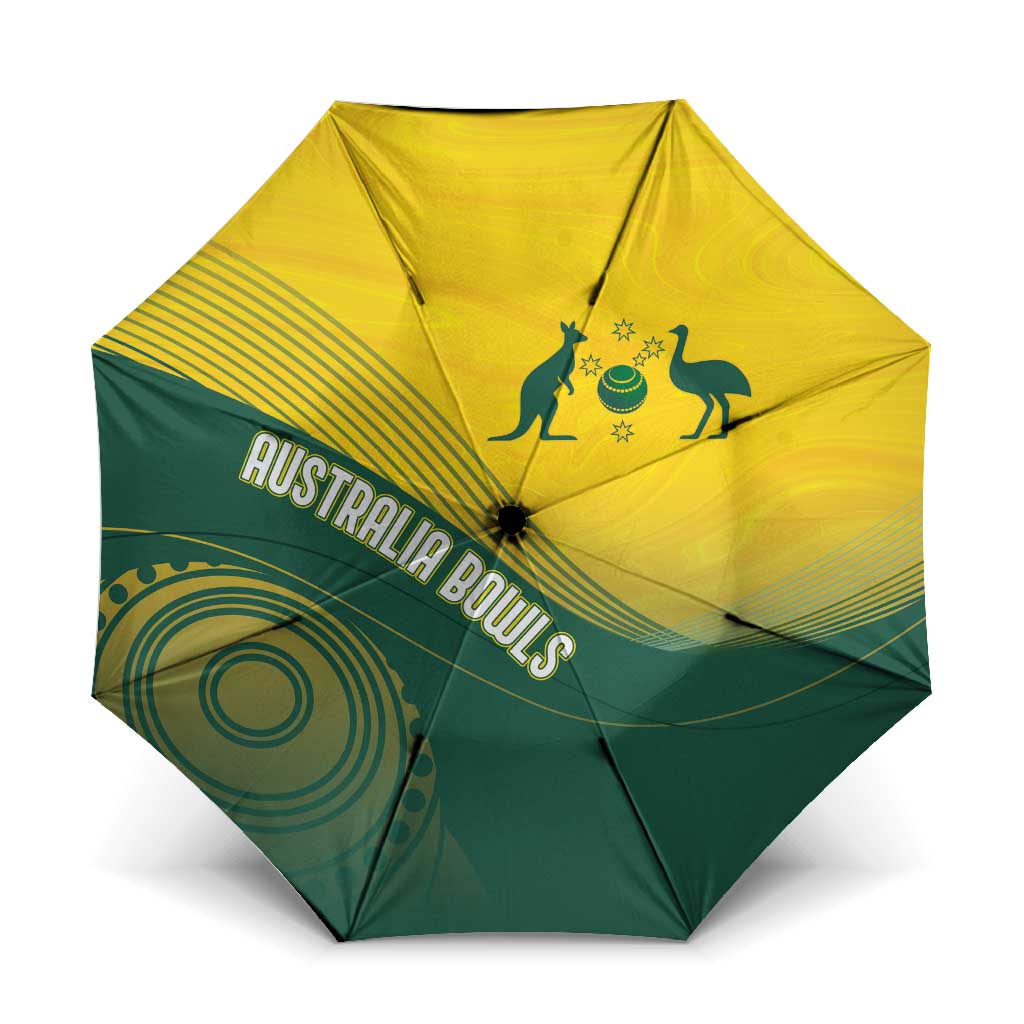 Australia Bowls Umbrella Basic Marble Glaze - National Color - Aussie Hoodie