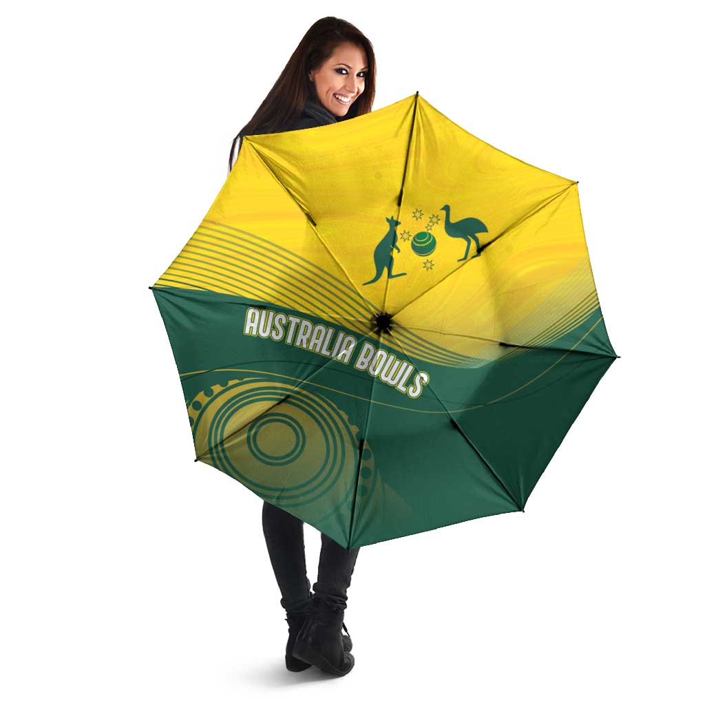 Australia Bowls Umbrella Basic Marble Glaze - National Color - Aussie Hoodie