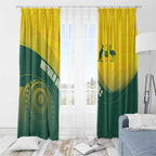 Australia Bowls Window Curtain Basic Marble Glaze - National Color - Aussie Hoodie