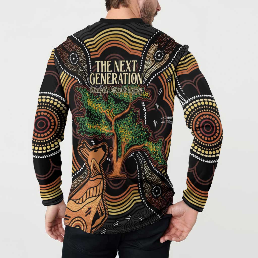 NAIDOC Week 2025 Indigenous Button Sweatshirt Legacies - Tree Of Life