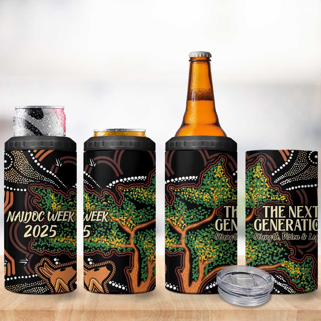 NAIDOC Week 2025 Indigenous 4 in 1 Can Cooler Tumbler Legacies - Tree Of Life