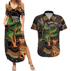 NAIDOC Week 2025 Indigenous Couples Matching Summer Maxi Dress and Hawaiian Shirt Legacies - Tree Of Life