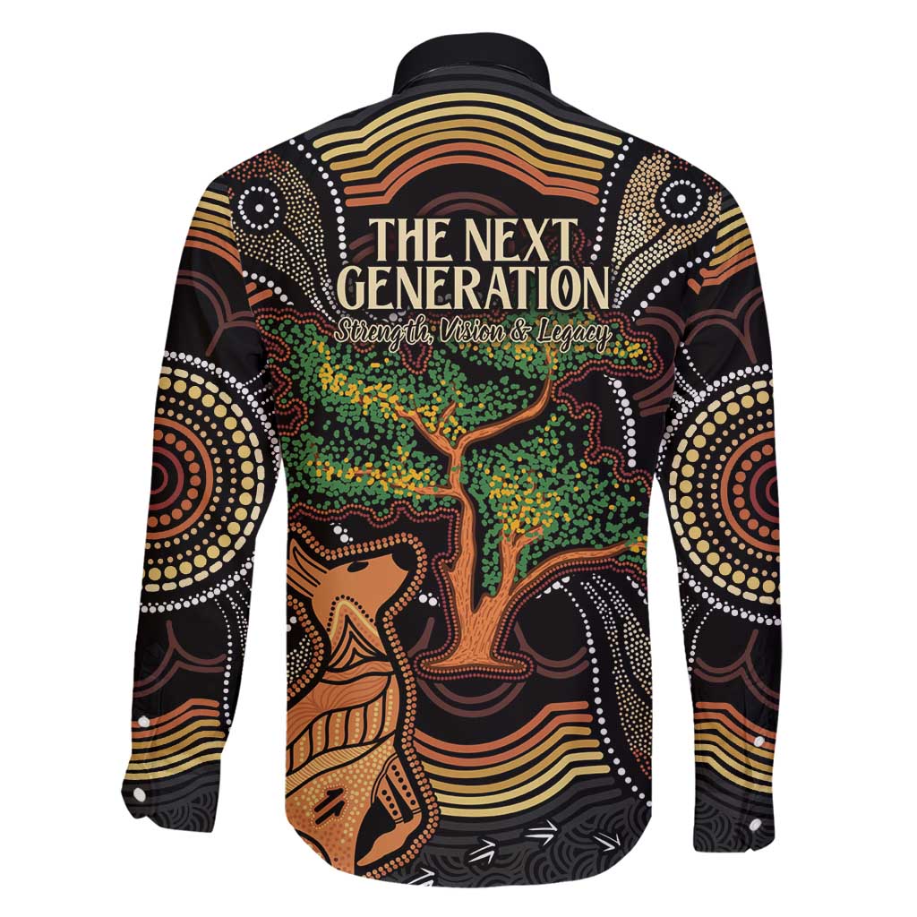 NAIDOC Week 2025 Indigenous Family Matching Long Sleeve Bodycon Dress and Hawaiian Shirt Legacies - Tree Of Life