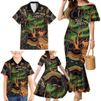 NAIDOC Week 2025 Indigenous Family Matching Mermaid Dress and Hawaiian Shirt Legacies - Tree Of Life