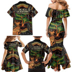 NAIDOC Week 2025 Indigenous Family Matching Mermaid Dress and Hawaiian Shirt Legacies - Tree Of Life