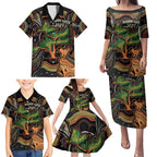 NAIDOC Week 2025 Indigenous Family Matching Puletasi and Hawaiian Shirt Legacies - Tree Of Life
