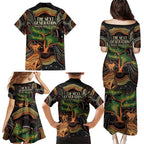NAIDOC Week 2025 Indigenous Family Matching Puletasi and Hawaiian Shirt Legacies - Tree Of Life
