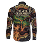 NAIDOC Week 2025 Indigenous Family Matching Summer Maxi Dress and Hawaiian Shirt Legacies - Tree Of Life