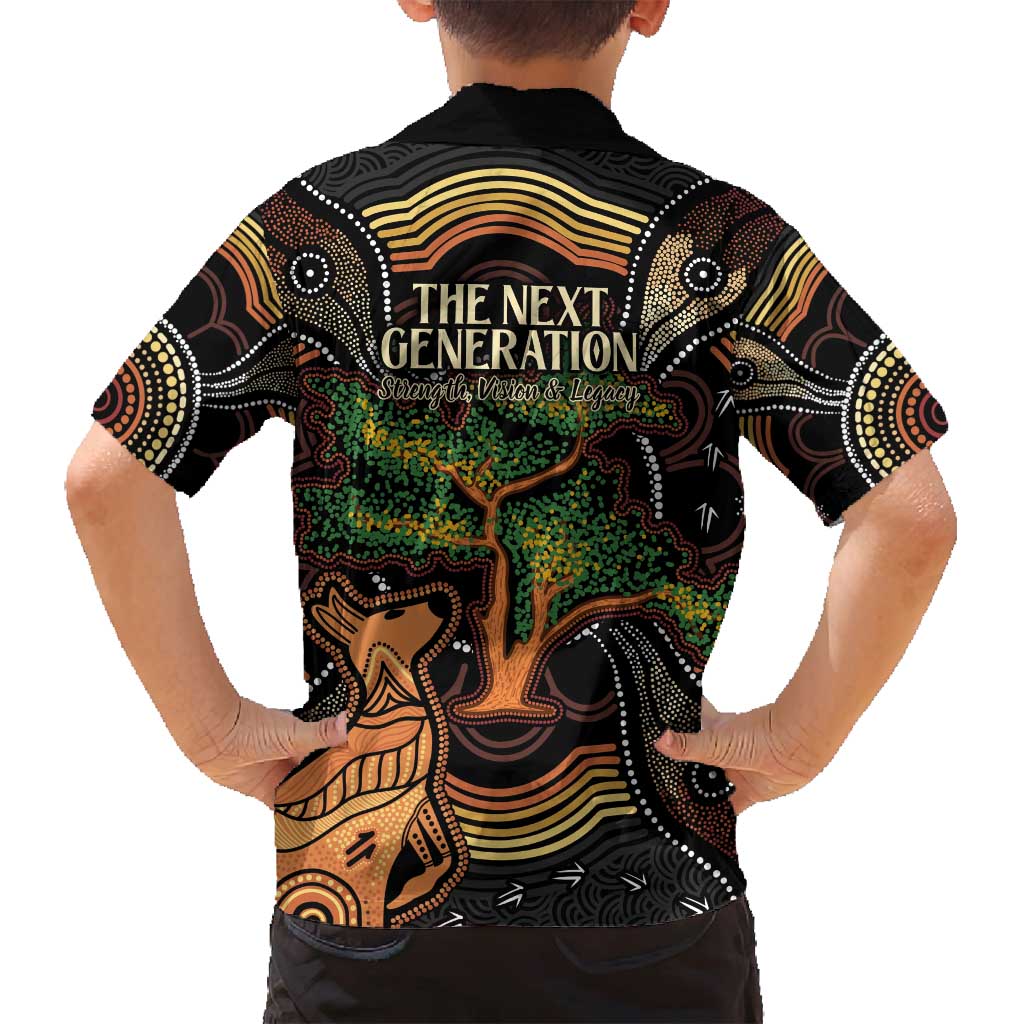 NAIDOC Week 2025 Indigenous Family Matching Tank Maxi Dress and Hawaiian Shirt Legacies - Tree Of Life