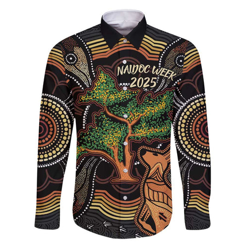 NAIDOC Week 2025 Indigenous Family Matching Tank Maxi Dress and Hawaiian Shirt Legacies - Tree Of Life