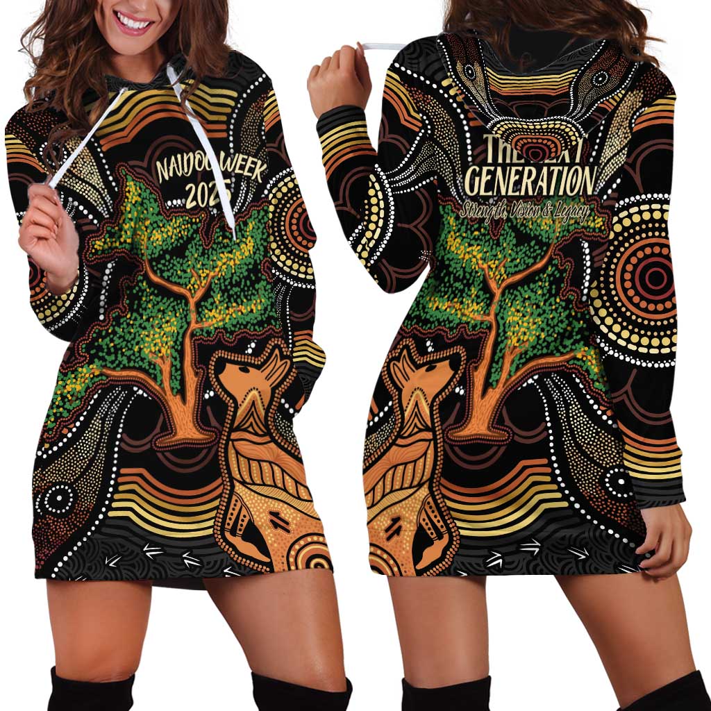 NAIDOC Week 2025 Indigenous Hoodie Dress Legacies - Tree Of Life