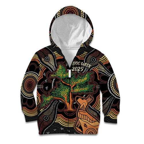 NAIDOC Week 2025 Indigenous Kid Hoodie Legacies - Tree Of Life
