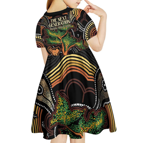 NAIDOC Week 2025 Indigenous Kid Short Sleeve Dress Legacies - Tree Of Life