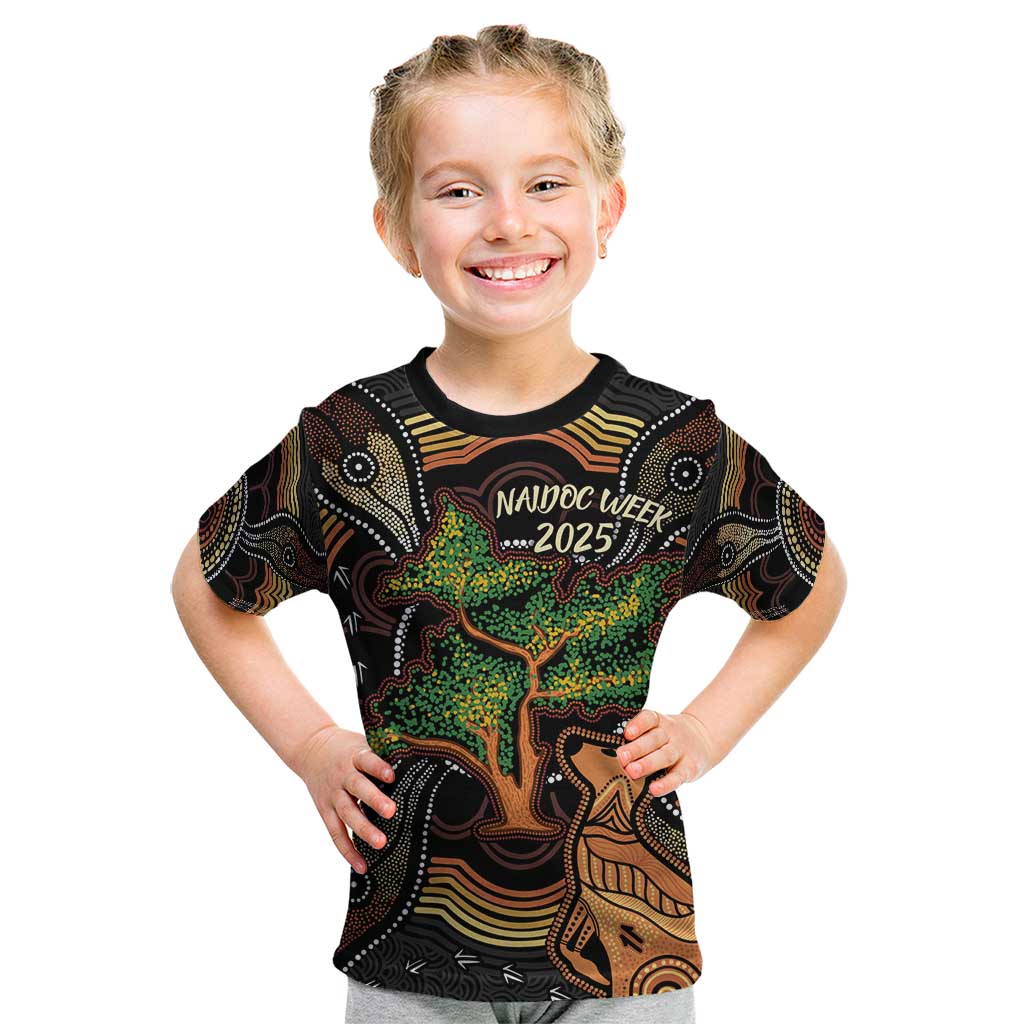 NAIDOC Week 2025 Indigenous Kid T Shirt Legacies - Tree Of Life