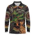 NAIDOC Week 2025 Indigenous Long Sleeve Polo Shirt Legacies - Tree Of Life