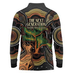 NAIDOC Week 2025 Indigenous Long Sleeve Polo Shirt Legacies - Tree Of Life