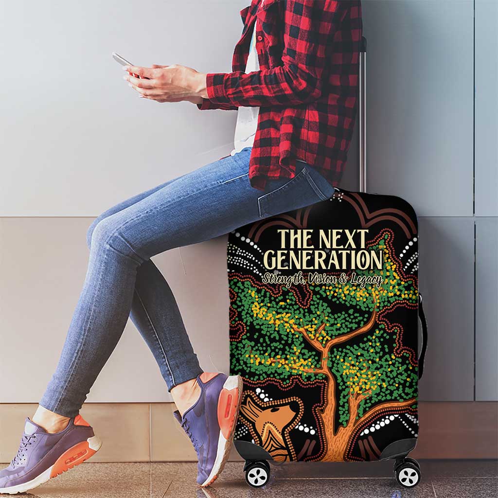 NAIDOC Week 2025 Indigenous Luggage Cover Legacies - Tree Of Life