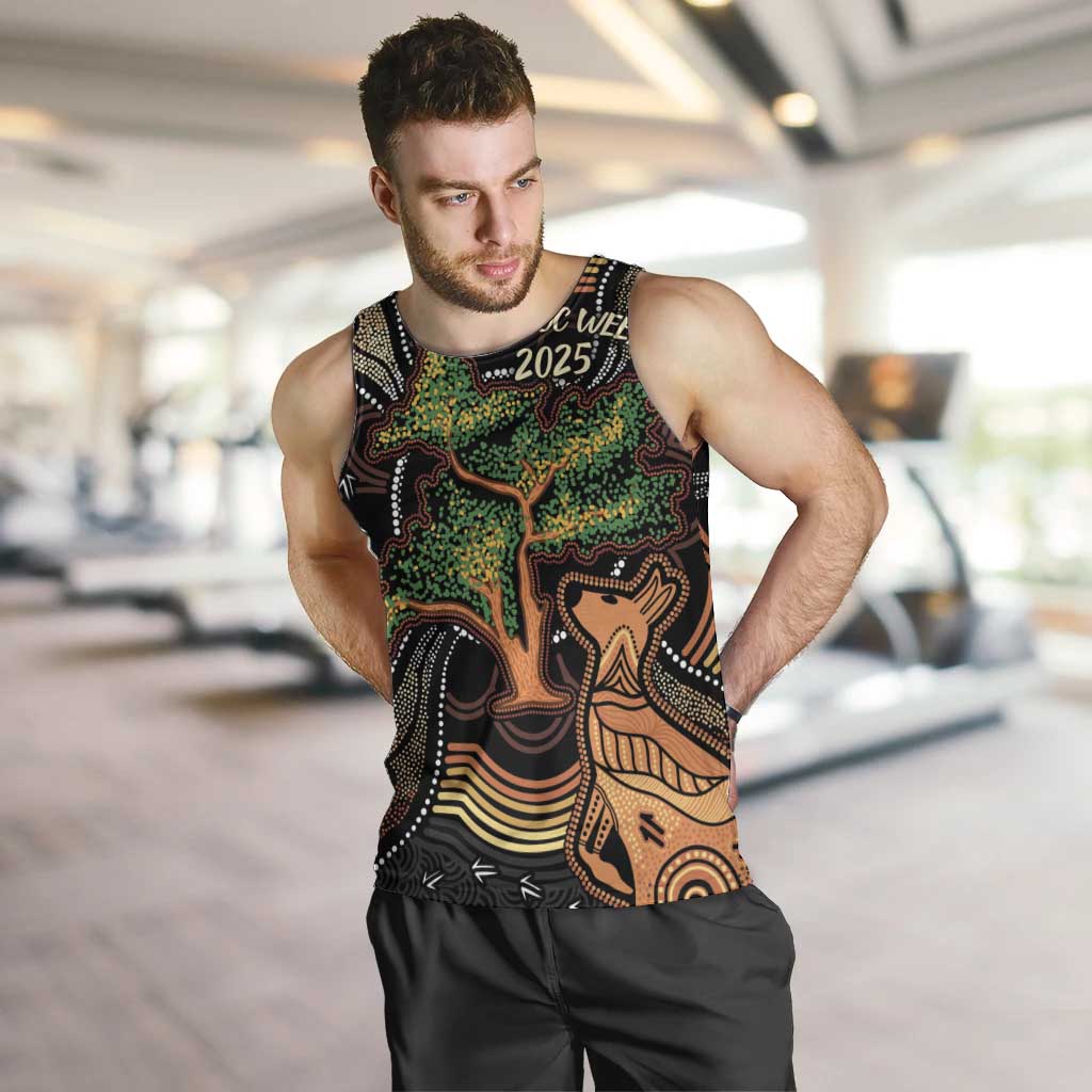 NAIDOC Week 2025 Indigenous Men Tank Top Legacies - Tree Of Life