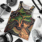 NAIDOC Week 2025 Indigenous Men Tank Top Legacies - Tree Of Life