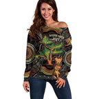 NAIDOC Week 2025 Indigenous Off Shoulder Sweater Legacies - Tree Of Life