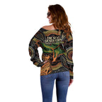 NAIDOC Week 2025 Indigenous Off Shoulder Sweater Legacies - Tree Of Life