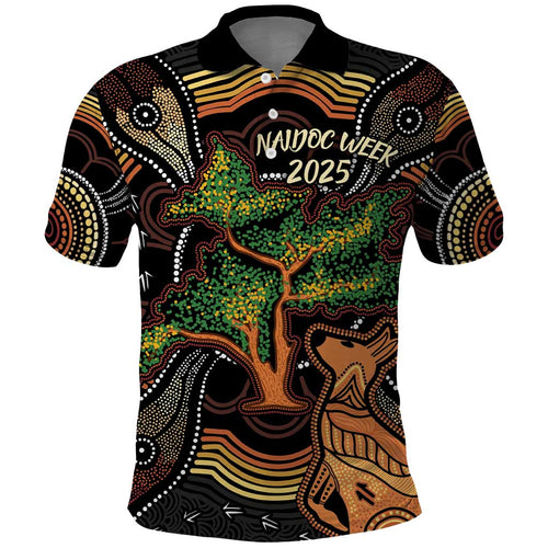 NAIDOC Week 2025 Indigenous Polo Shirt Legacies - Tree Of Life