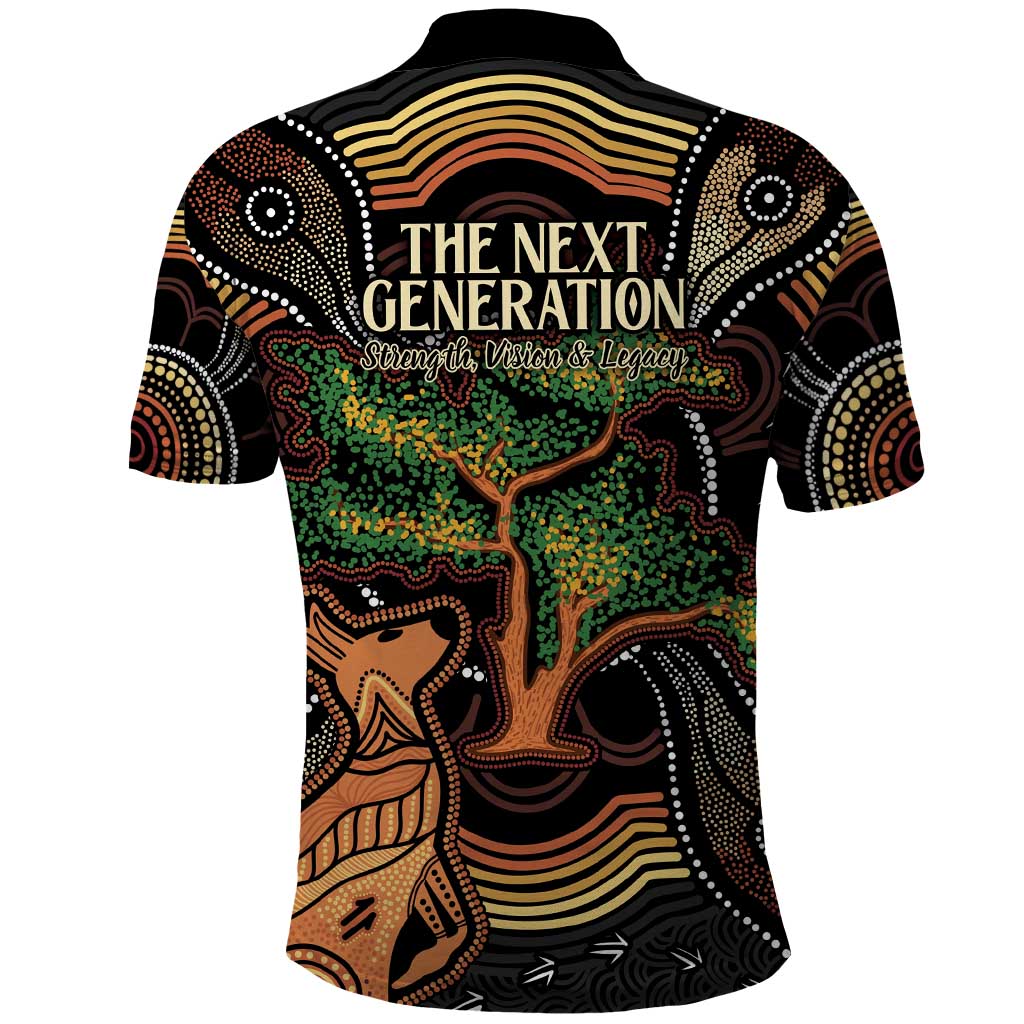 NAIDOC Week 2025 Indigenous Polo Shirt Legacies - Tree Of Life