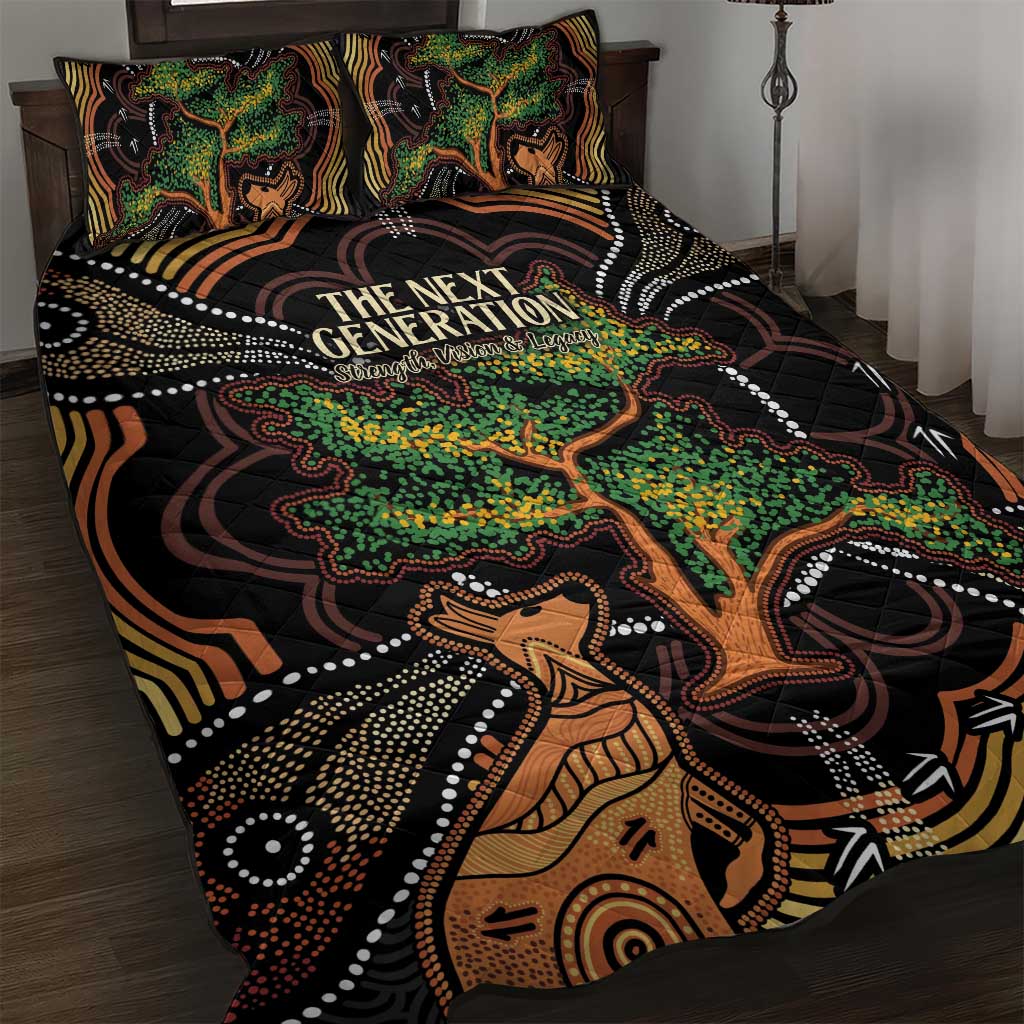 NAIDOC Week 2025 Indigenous Quilt Bed Set Legacies - Tree Of Life