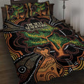 NAIDOC Week 2025 Indigenous Quilt Bed Set Legacies - Tree Of Life