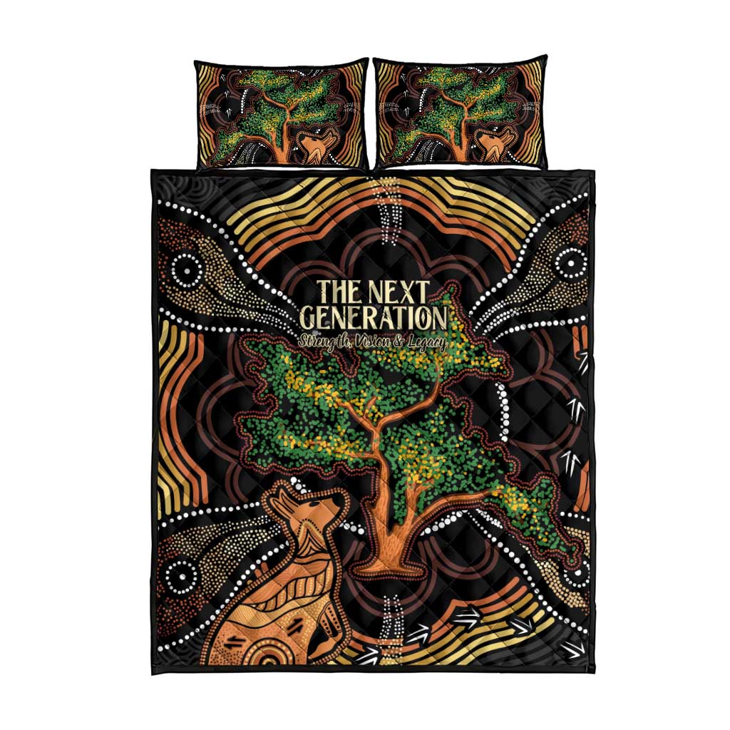 NAIDOC Week 2025 Indigenous Quilt Bed Set Legacies - Tree Of Life