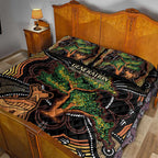 NAIDOC Week 2025 Indigenous Quilt Bed Set Legacies - Tree Of Life