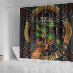 NAIDOC Week 2025 Indigenous Shower Curtain Legacies - Tree Of Life