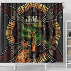 NAIDOC Week 2025 Indigenous Shower Curtain Legacies - Tree Of Life