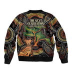 NAIDOC Week 2025 Indigenous Sleeve Zip Bomber Jacket Legacies - Tree Of Life