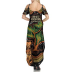 NAIDOC Week 2025 Indigenous Summer Maxi Dress Legacies - Tree Of Life