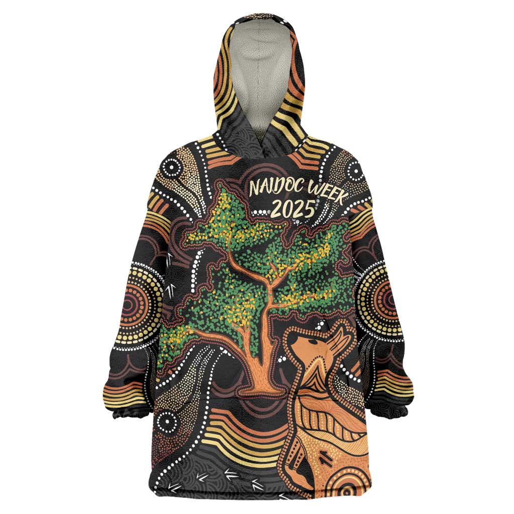 NAIDOC Week 2025 Indigenous Wearable Blanket Hoodie Legacies - Tree Of Life